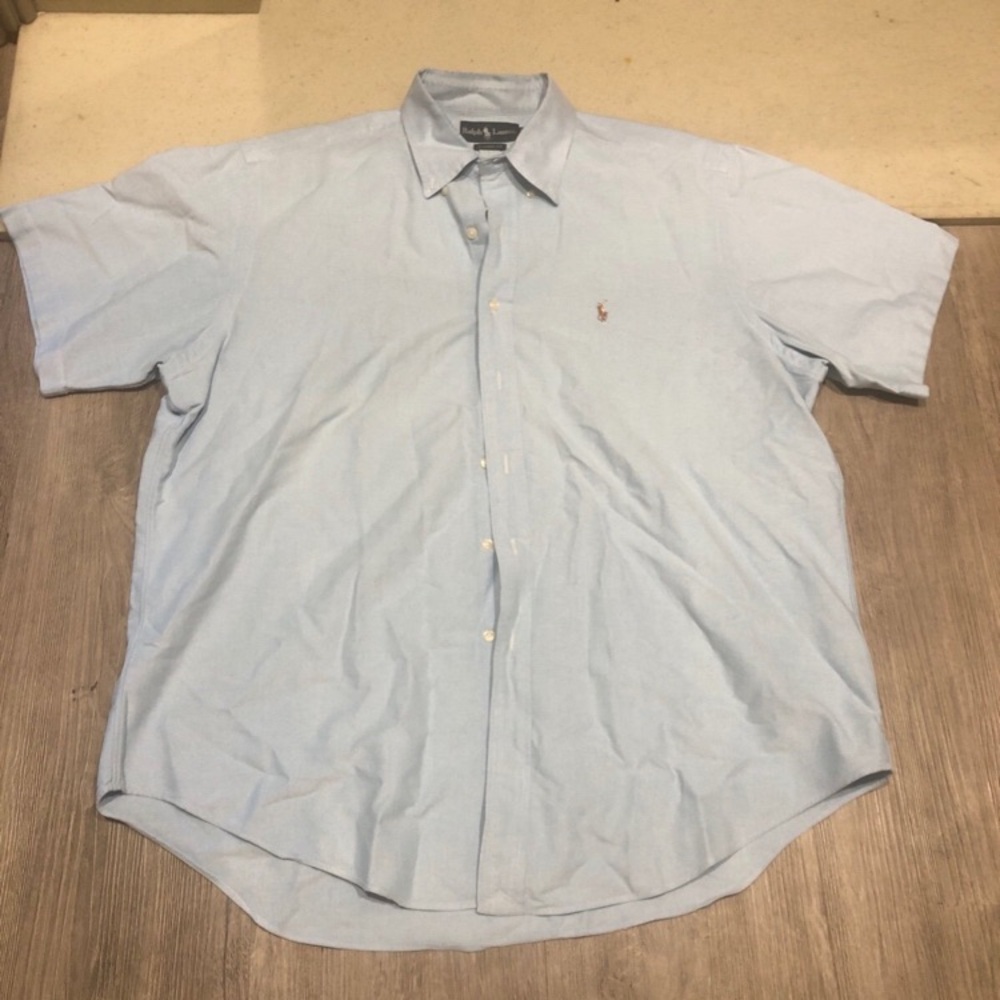 Ralph Lauren Light Blue Casual Button Down Shirt